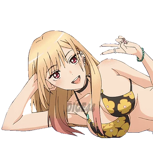🤟 Стикер «Marin Kitagawa» для Telegram