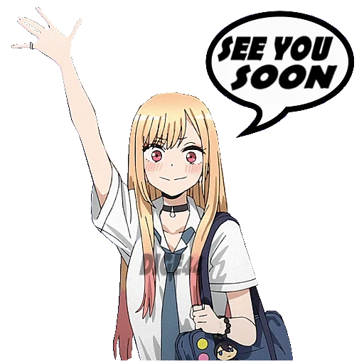 🤗 Стикер «Marin Kitagawa» для Telegram