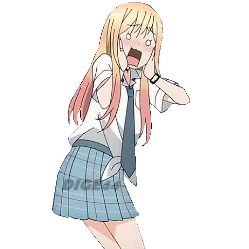 😱 Стикер «Marin Kitagawa» для Telegram