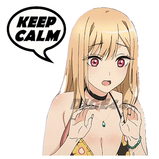 🙌 Стикер «Marin Kitagawa» для Telegram