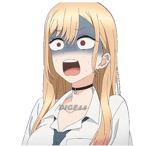 😨 Стикер «Marin Kitagawa» для Telegram