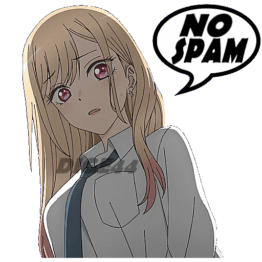 😷 Стикер «Marin Kitagawa» для Telegram