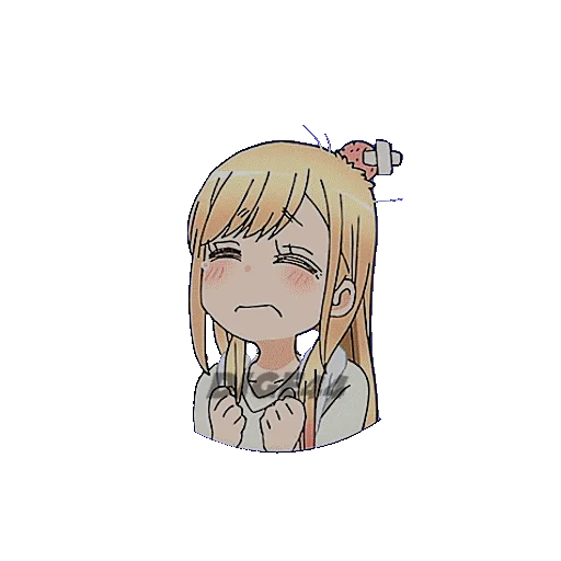 🤕 Стикер «Marin Kitagawa» для Telegram