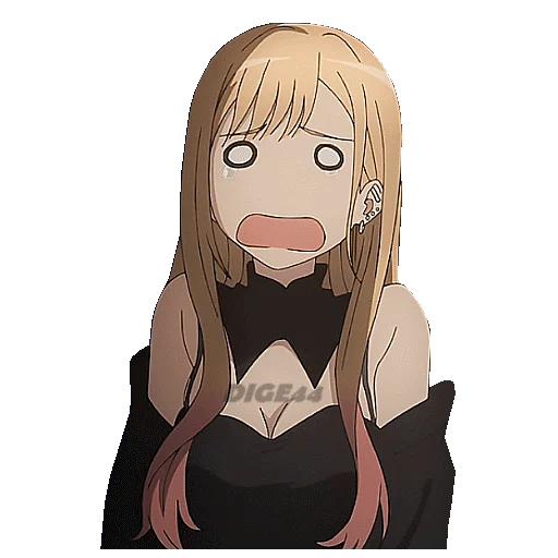 😨 Стикер «Marin Kitagawa» для Telegram
