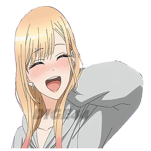 😆 Стикер «Marin Kitagawa» для Telegram