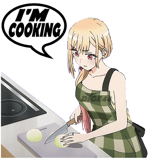 🍱 Стикер «Marin Kitagawa» для Telegram