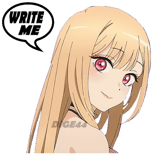 ✍️ Стикер «Marin Kitagawa» для Telegram