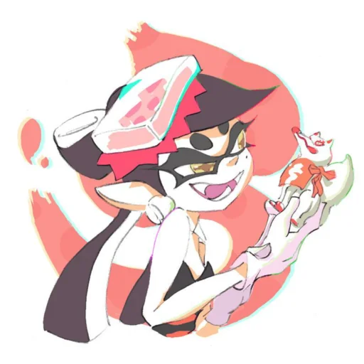 😆 Стикер «Squid sisters» для Telegram