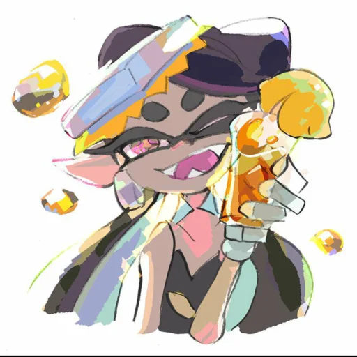 🍹 Стикер «Squid sisters» для Telegram
