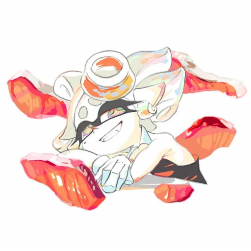 🐟 Стикер «Squid sisters» для Telegram