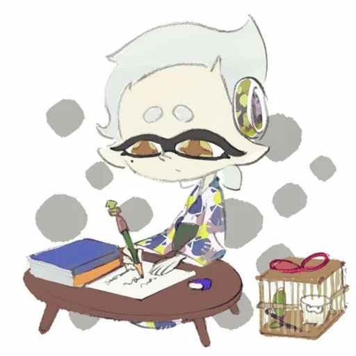 😔 Стикер «Squid sisters» для Telegram