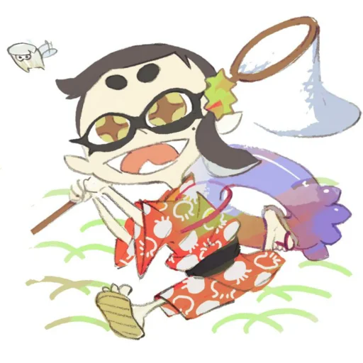 😃 Стикер «Squid sisters» для Telegram