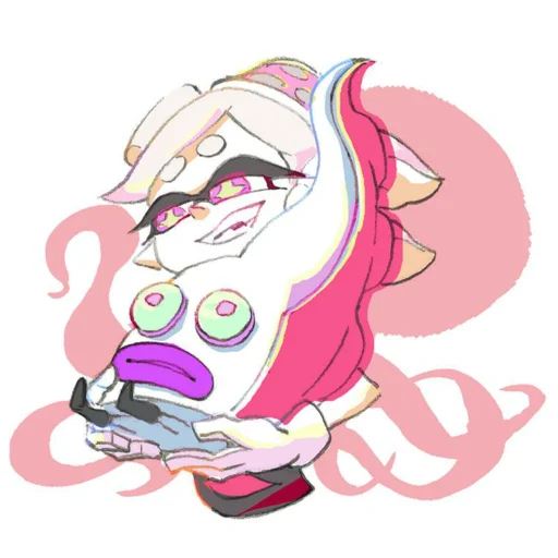🐙 Стикер «Squid sisters» для Telegram