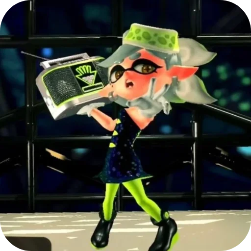 📻 Стикер «Squid sisters» для Telegram