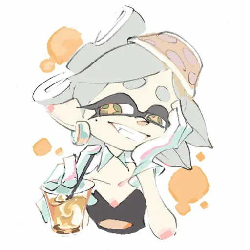 😁 Стикер «Squid sisters» для Telegram