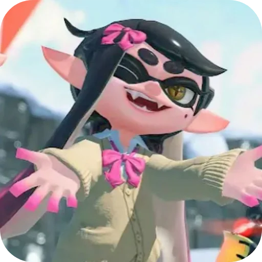 🎒 Стикер «Squid sisters» для Telegram