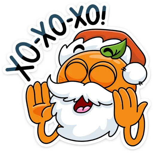🎅 Стикер «Марик парень простой видит праздник — празднует&;» для Telegram