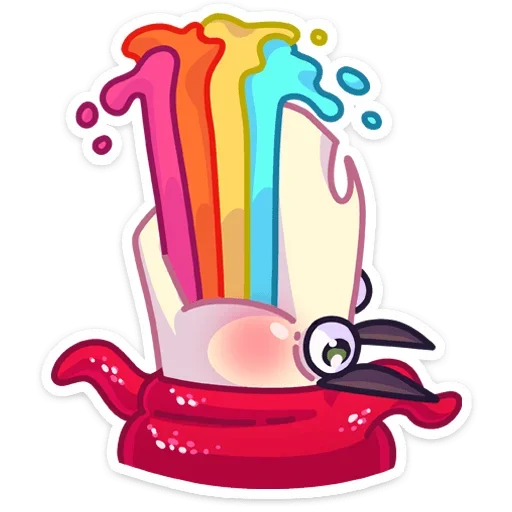 🌈 Стикер «Мэри Лу» для Telegram
