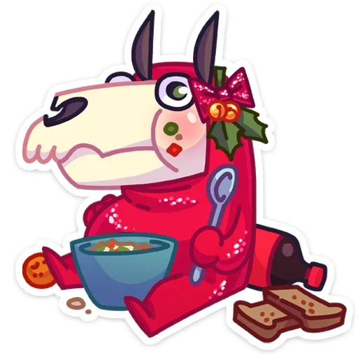🥗 Стикер «Мэри Лу» для Telegram