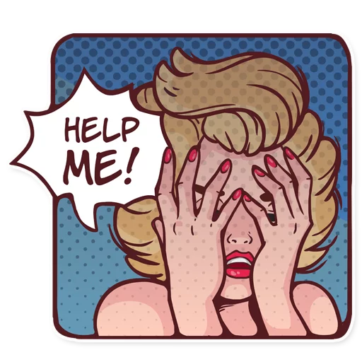 😨 Стикер «Marilyn» для Telegram