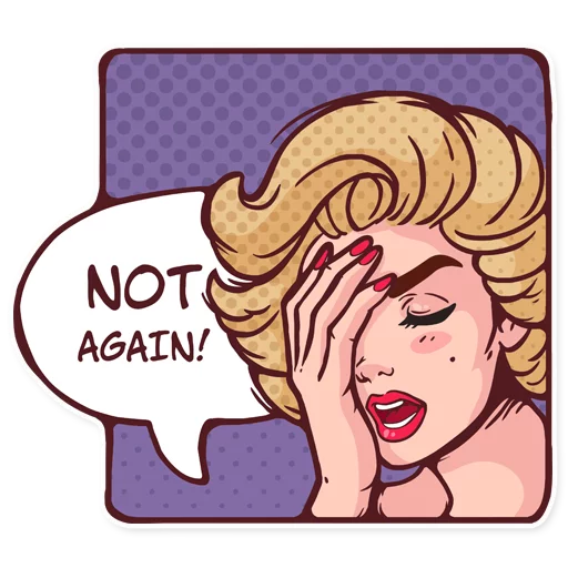 🤦 Стикер «Marilyn» для Telegram