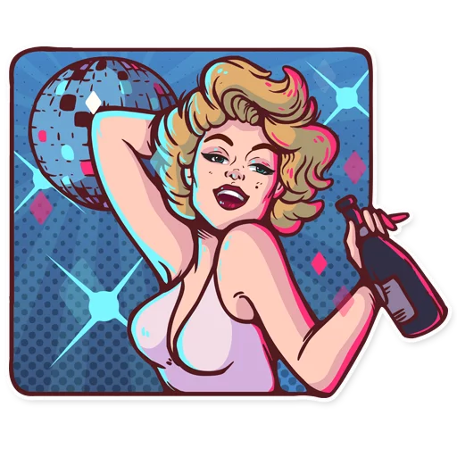 💃 Стикер «Marilyn» для Telegram