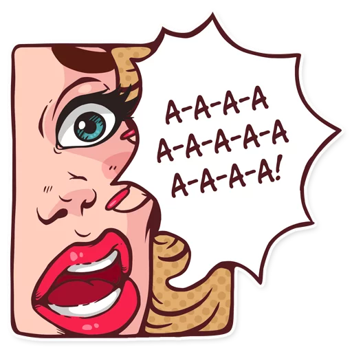 😨 Стикер «Marilyn» для Telegram