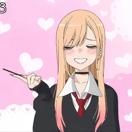 🍥 Стикер «Marin Kitagawa» для Telegram