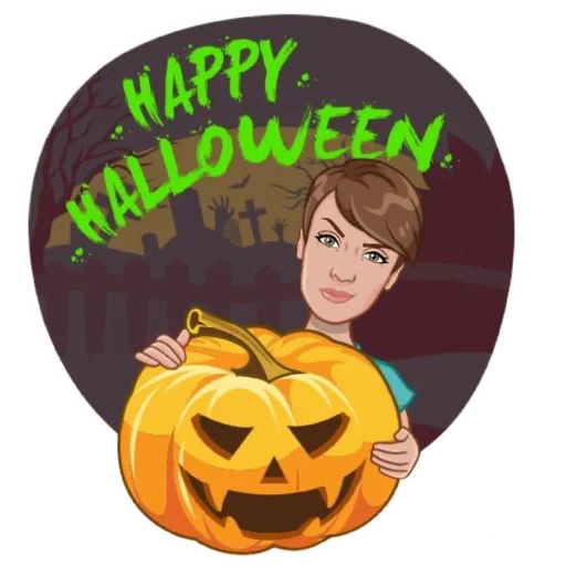 🎃 Стикер «Марина» для Telegram