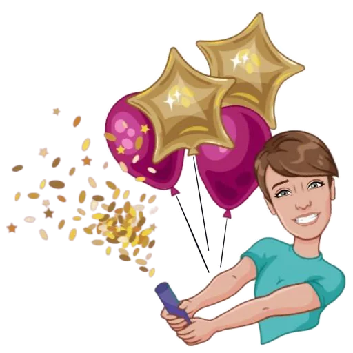 🥳 Стикер «Марина» для Telegram