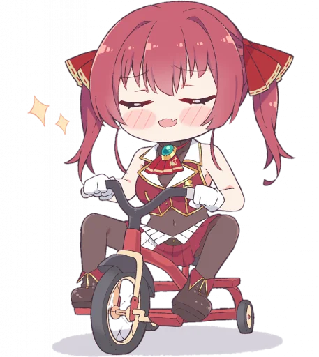 🚴‍♀ Стикер «Marine chan» для Telegram