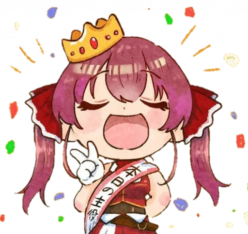 👑 Стикер «Marine chan» для Telegram