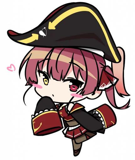 😘 Стикер «Marine chan» для Telegram