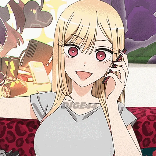 ☎️ Стикер «MARIN KITAGAWA PHOTO STICKERS» для Telegram