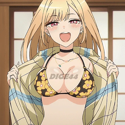 💙 Стикер «MARIN KITAGAWA PHOTO STICKERS» для Telegram