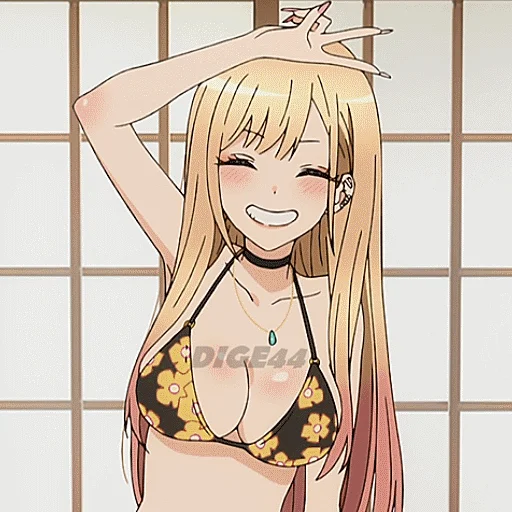 ✌️ Стикер «MARIN KITAGAWA PHOTO STICKERS» для Telegram