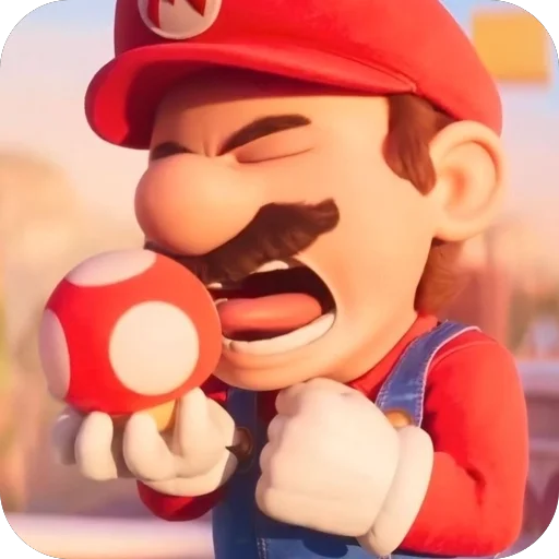 😫 Стикер «Mario» для Telegram