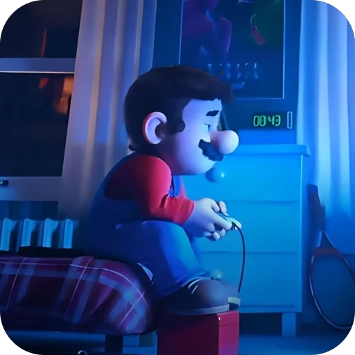 🥱 Стикер «Mario» для Telegram