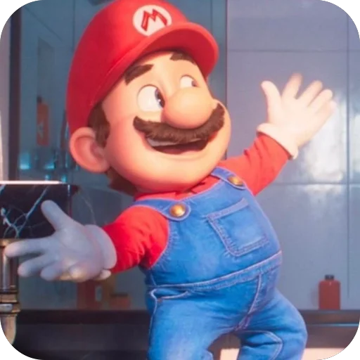 😃 Стикер «Mario» для Telegram