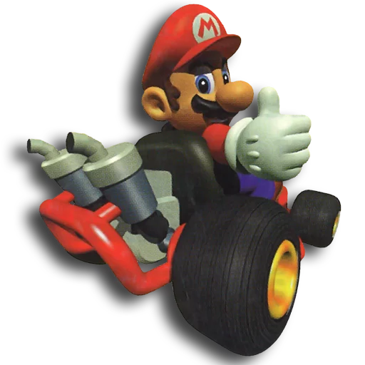 🚗 Стикер «Mario Kart» для Telegram