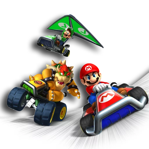👪 Стикер «Mario Kart» для Telegram