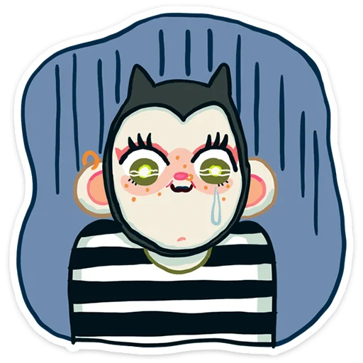 😭 Стикер «Маришка» для Telegram