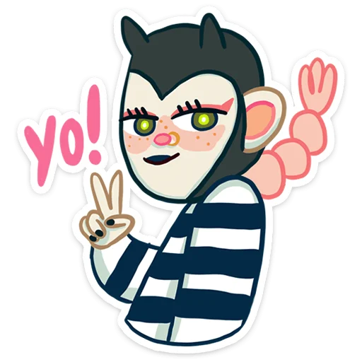 ✌️ Стикер «Маришка» для Telegram