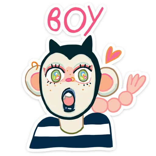 😍 Стикер «Маришка» для Telegram