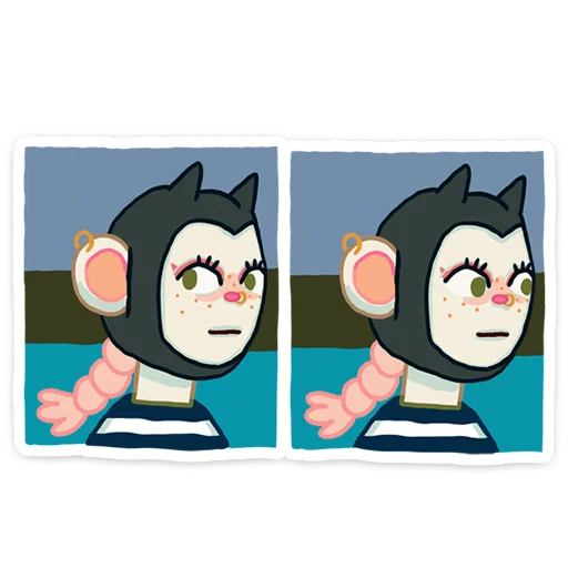 😐 Стикер «Маришка» для Telegram