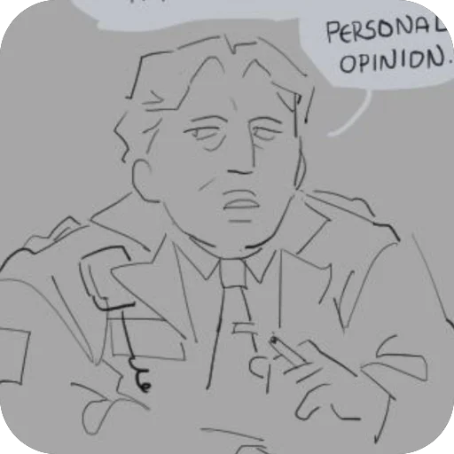 🫥 Стикер «Mark Hoffman» для Telegram