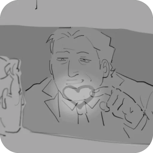 🫥 Стикер «Mark Hoffman» для Telegram