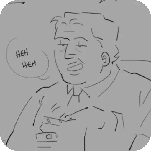 🫥 Стикер «Mark Hoffman» для Telegram