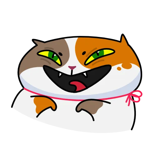 😂 Стикер «Cat Mark» для Telegram