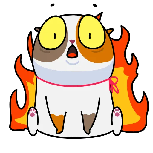 🔥 Стикер «Cat Mark» для Telegram